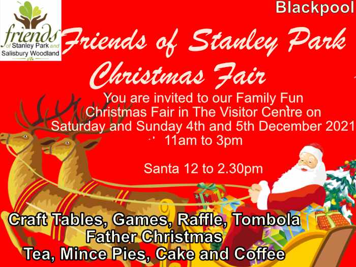 Christmas Fair on Stanley Park Blackpool 2021