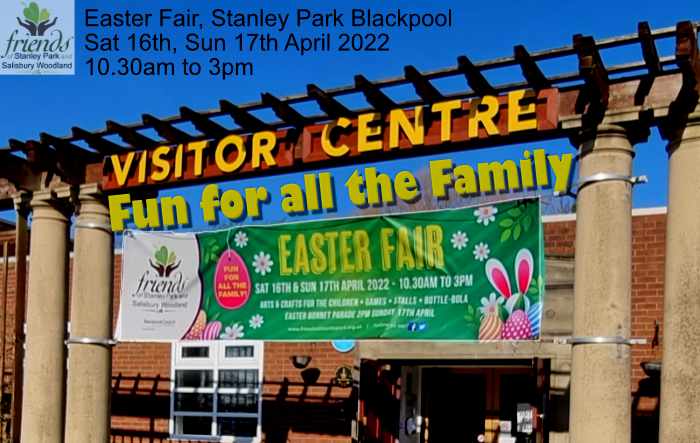 Easter Fair on Stanley Park Blackpool 16 and 17 April 2022