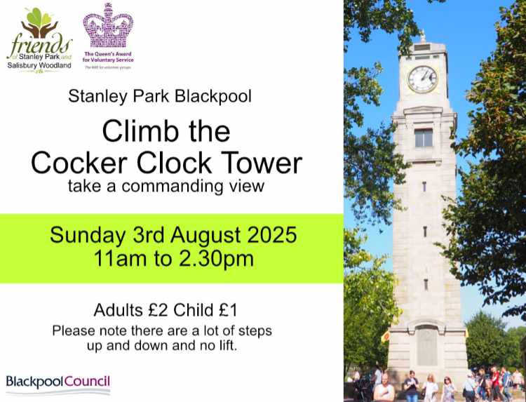 Climb the Cocker Tower Stanley Park Blackpool