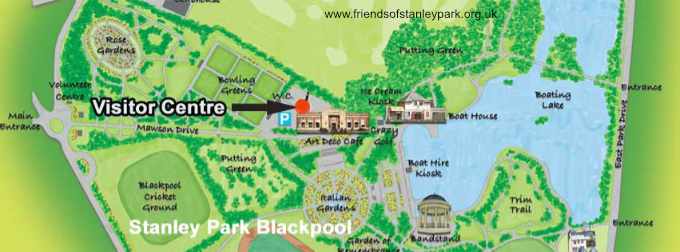 The Visitor Centre in Stanley Park Blackpool is the hub of the Friends of Stanley Park Blackpool