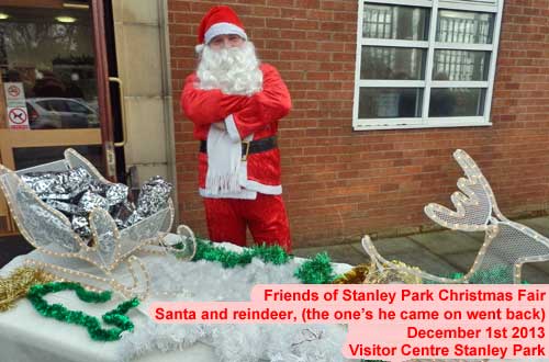 Santa at the Christmas Fair, Stanley Park Blackpool