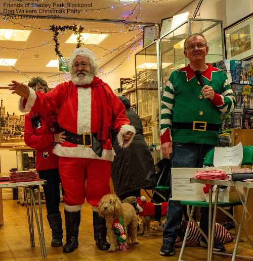 Friends of Stanley Park Blackpool Dog Walkers Christmas Party 22nd December 2021   Photos by Elizabeth Gomm
