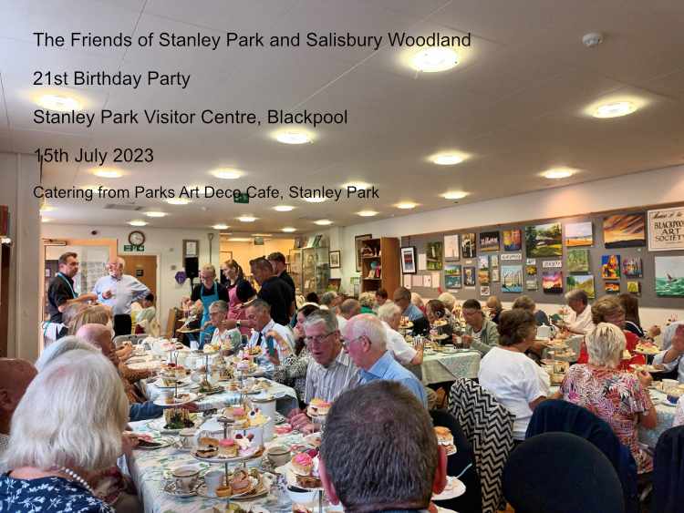 The Friends of Stanley Park Blackpool, 21st birthday party, 15th July 2023