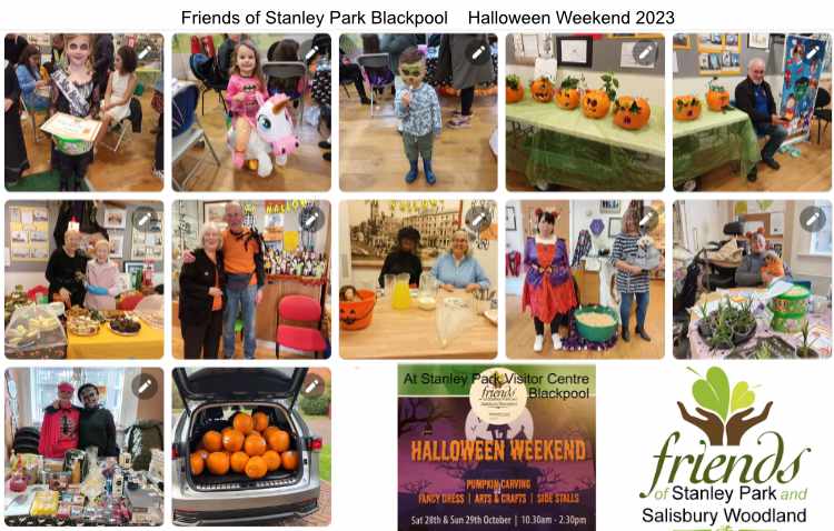 Friends of Stanley Park Halloween Weekend October 2023  Blackpool