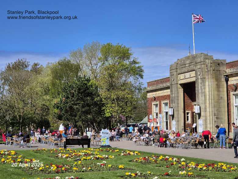 The Art Deco Cafe on Stanley Park Blackpool