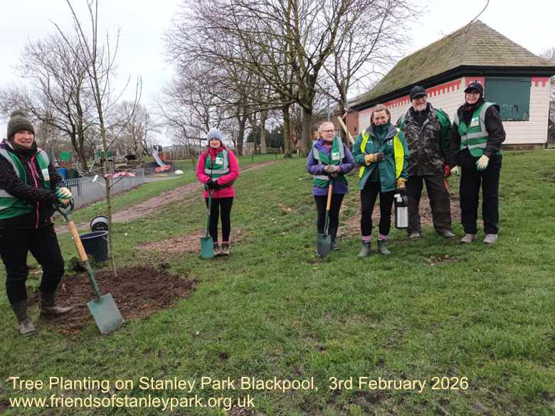 Tree Planting in Stanley Park Blackpool, 2026